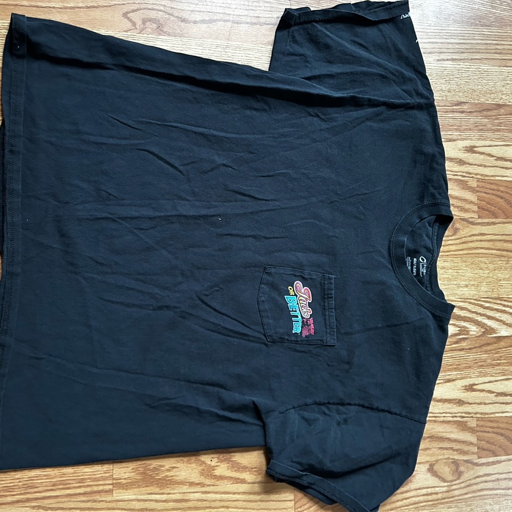 Port and Company Classic Black Tee